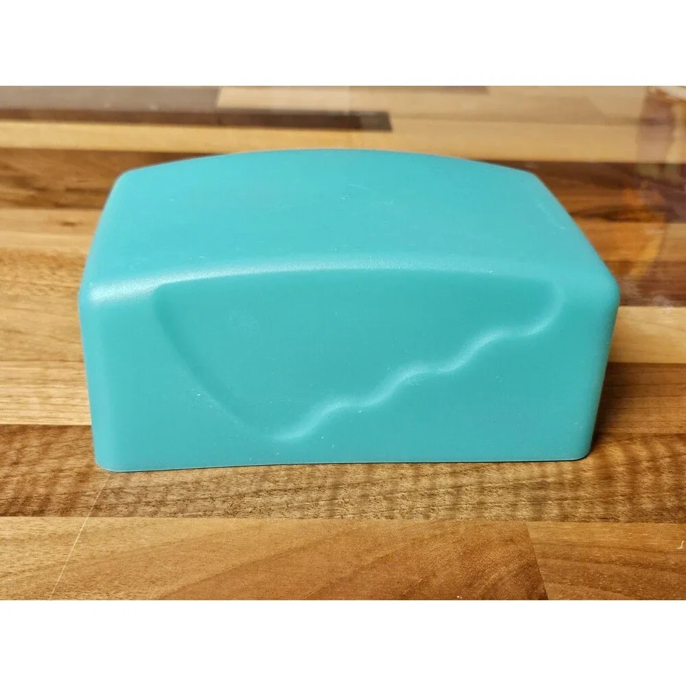 Tupperware Impressions Large Butter Dish 1-Pound #3392A Teal Replacment Lid Only